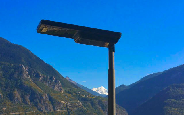 Éclairage solaire Sierre Énergie