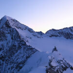 Ostgrat montagnes ciel rose smart city livecam
