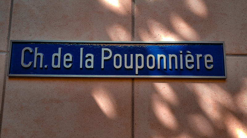 Plaque de rue standard