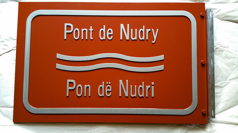 Pont de Nudry plaque