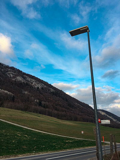 Éclairage solaire canton de Berne