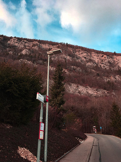 Éclairage solaire canton de Berne