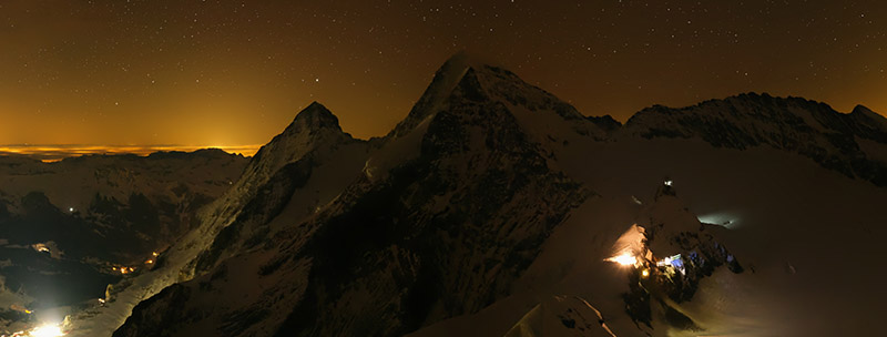 montagnes ciel orange livecam smart city