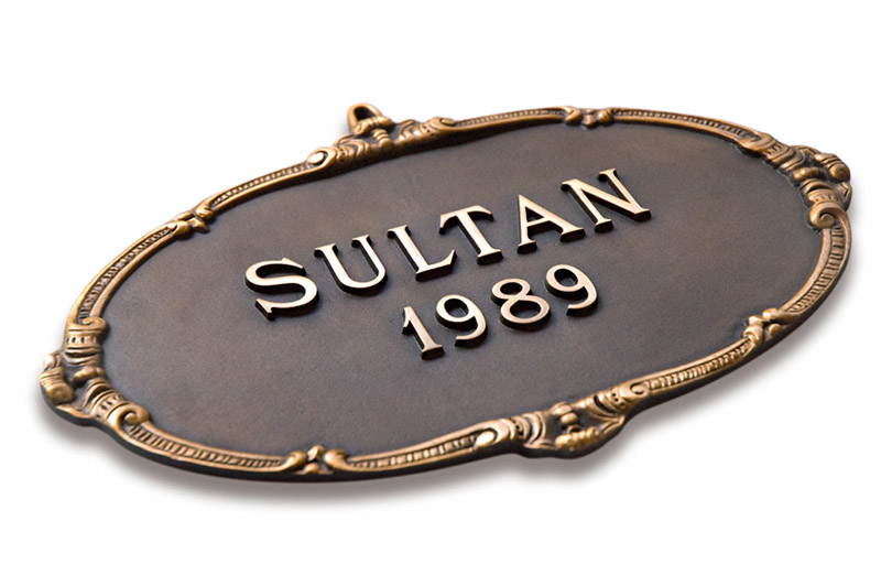plaque sultan