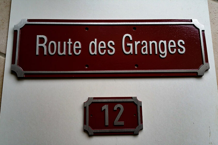 Lorem plaques et signalisation