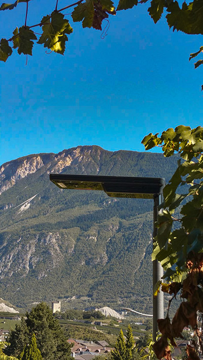 Éclairage solaire Sierre Énergie
